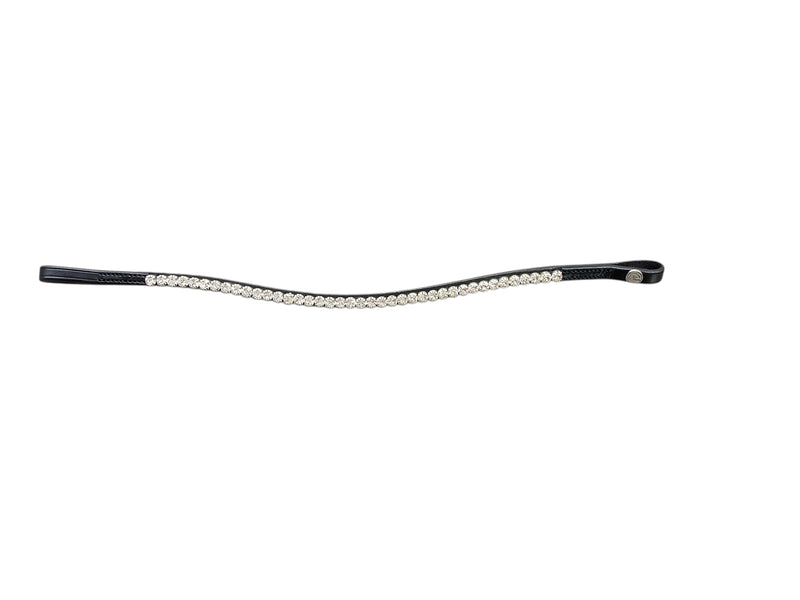 HKM frontriem Crystal, Zilver