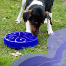 Slowfeeder Eat Slow Live Longer voerbak voor honden of katten, Blauw S