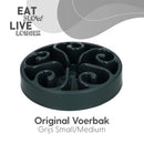 Slowfeeder Eat Slow Live Longer voerbak voor honden of katten, Grijs