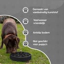 Slowfeeder Eat Slow Live Longer voerbak voor honden of katten, Grijs