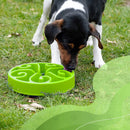 Slowfeeder Eat Slow Live Longer voerbak voor honden of katten, Groen S