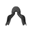 Prestige Elastic Professional Classic Springsattel Doppelleder mit extra großen Pauschen, Schwarz