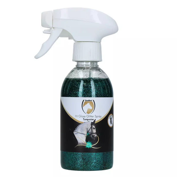 Hofman Excellent Hi Gloss Glitter Spray, Turquoise, 250 ml