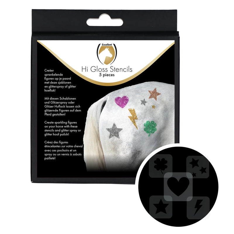 Excellent Horse Hi Gloss Sjablonen, 5 stuks