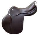 Prestige Elastic Professional Classic Springzadel Dubbel leder met extra grote wrongen, Tobacco