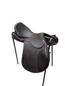 Kentaur Springsattel Titan GFK Country Leder, Dunkelbraun