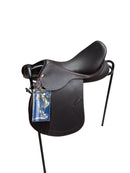 Kentaur Springsattel Titan GFK Country Leder, Dunkelbraun