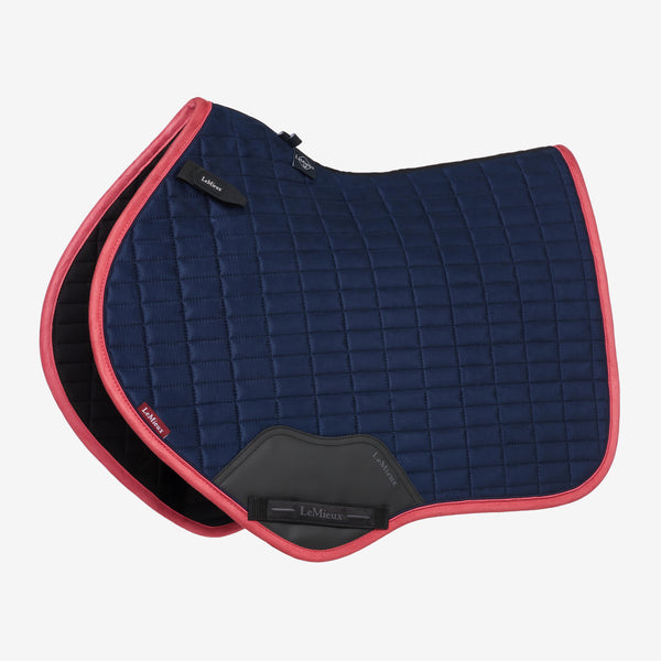 LeMieux Suede CC Square, Navy/Cranberry