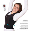 Komperdell Rugbeschermer Ballistic Flex Fit Slim , Zwart/Zilver
