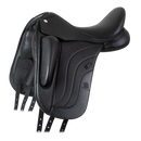 Fairfax Dressursattel Petrus Monoflap mit Elias Pads, Schwarz