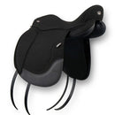 Tekna Dynamix Dressage Saddle with Leather Girth Straps, Black