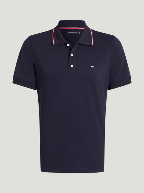 Tommy Hilfiger Harrison Polo Heren, Desert Sky