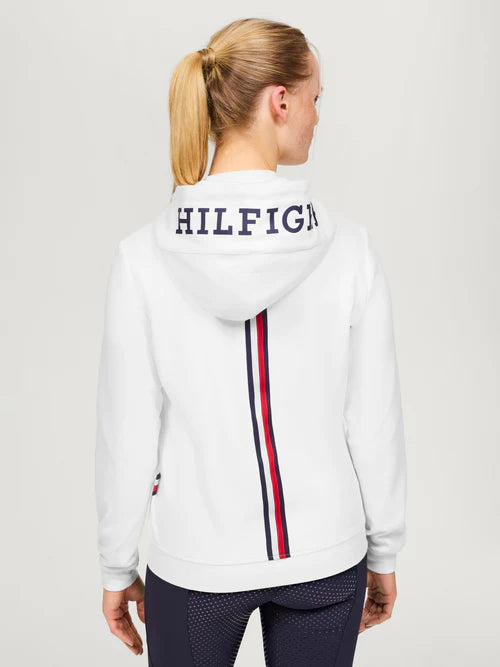 Tommy Hilfiger Kingston Vest met Capuchon, Ecru