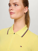 Tommy Hilfiger Camden Zip Polo Shirt, Citron Ella