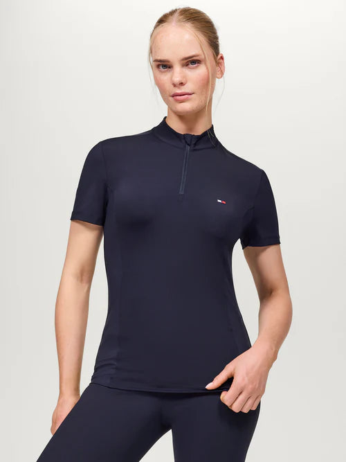 Tommy Hilfiger Genoa Training Top Met Rits, Desert Sky