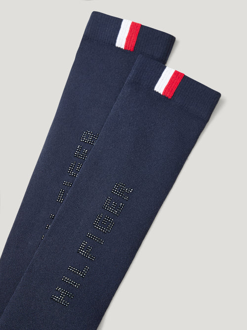 Tommy Hilfiger Erie Rhinestone Kousen, Desert Sky