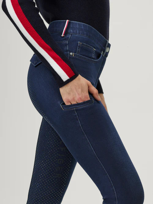 Tommy Hilfiger Hope Denim Rijbroek, Rinse