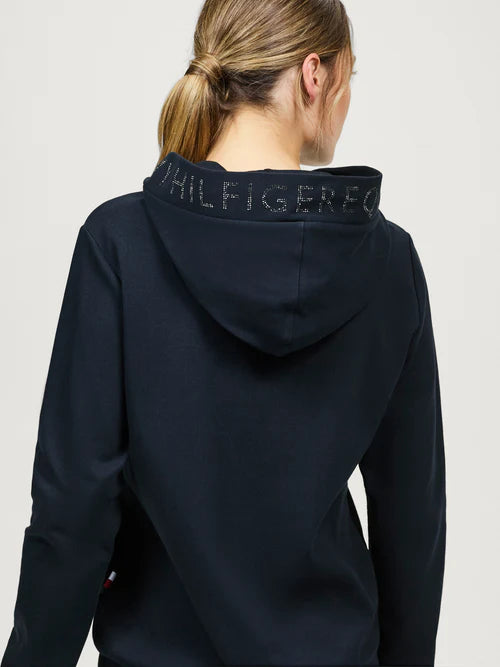 Tommy Hilfiger Laurens Rhinestone Hoodie, Desert Sky