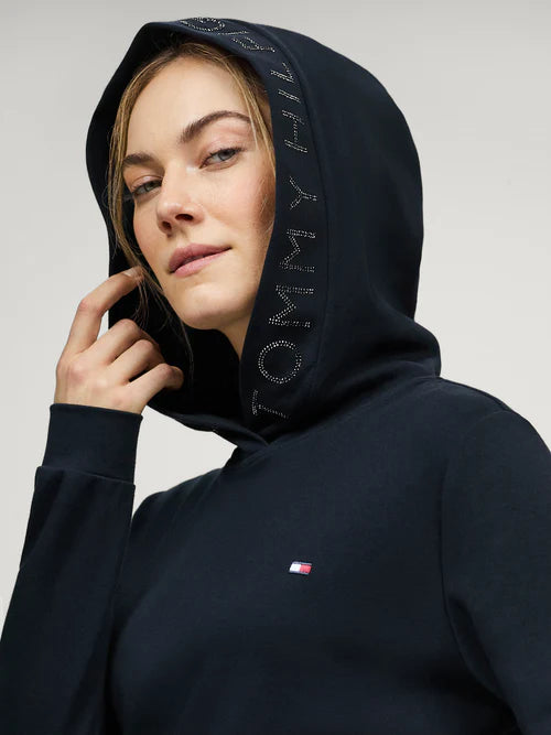Tommy Hilfiger Laurens Rhinestone Hoodie, Desert Sky