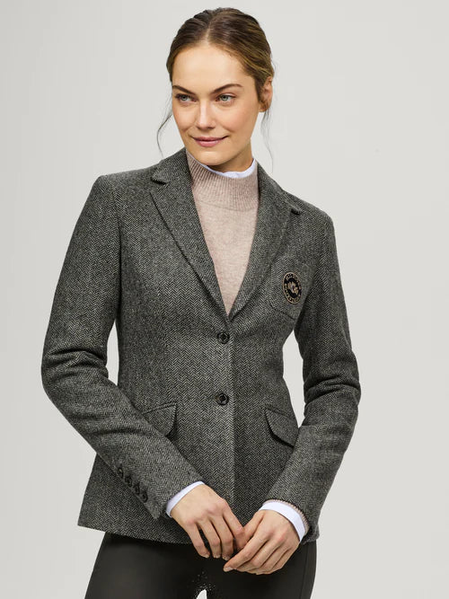 Tommy Hilfiger Albany Tweed Rijjasje, Grijs Melange
