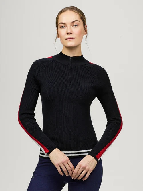 Tommy Hilfiger Carol 1/4 Zip Sweatshirt, Desert Sky