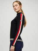 Tommy Hilfiger Carol 1/4 Zip Sweatshirt, Desert Sky