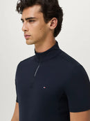 Tommy Hilfiger Rialto 1/4 Zip Training Top Heren, Desert Sky