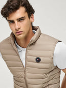 Tommy Hilfiger Montero Quilted Bodywarmer Heren, Beige