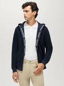 Tommy Hilfiger Ventura Zipup Hoodie Heren, Desert Sky