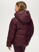 Tommy Hilfiger Glendale Puffer Jacket Young Rider, Deep Burgundy