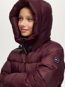 Tommy Hilfiger Glendale Puffer Jacket Young Rider, Deep Burgundy