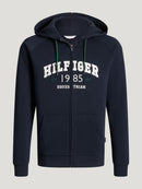 Tommy Hilfiger Parker Zip Up Hoodie Heren, Desert Sky