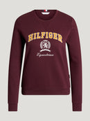 Tommy Hilfiger Campus Sweat Shirt, Deep Burgundy