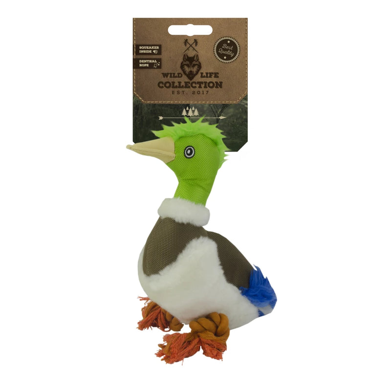 Wild Life Collection - Eend, Knuffel en speeltje voor honden