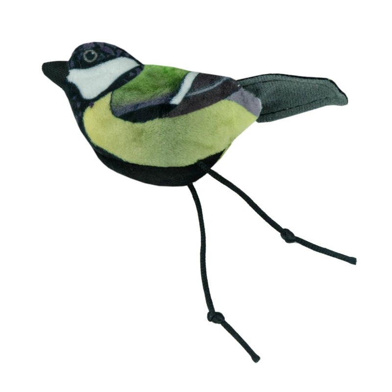 Wild Life Collection - Koolmees, Knuffel en speeltje voor katten