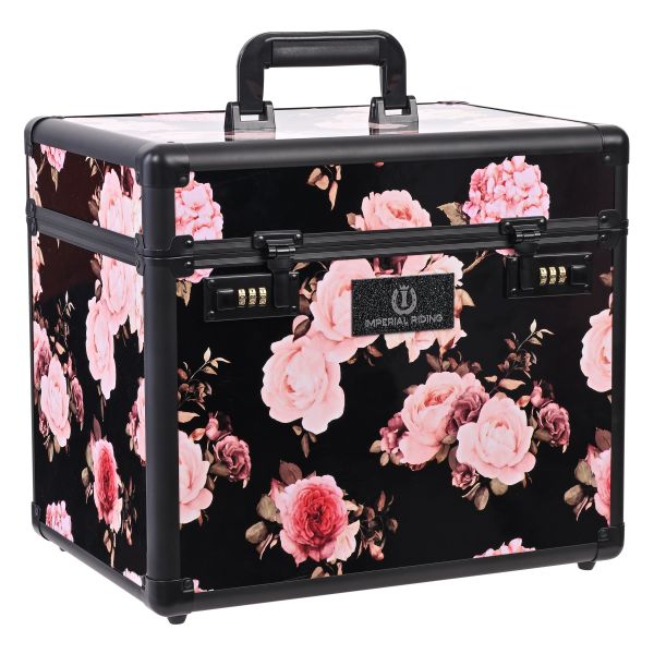 Imperial Riding Grooming Box Shiny, Flower Print