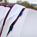 Weatherbeeta Comfitec Airflow Fly Sheet Detach a Neck, Grijs/Blauw/Burgundy