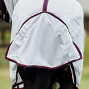 Weatherbeeta Comfitec Airflow Fly Sheet Detach a Neck, Grijs/Blauw/Burgundy