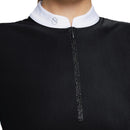 Samshield Aloise Wedstrijdshirt met Swarovski Crystal Fabric, Zwart