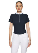 Samshield Aloise Wedstrijdshirt met Swarovski Crystal Fabric, Navy