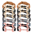 HV Polo Armband Big Bit Kate, Donkerbruin-Goud