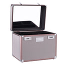 Imperial Riding Grooming Box IRHShiny, Taupe Herringbone