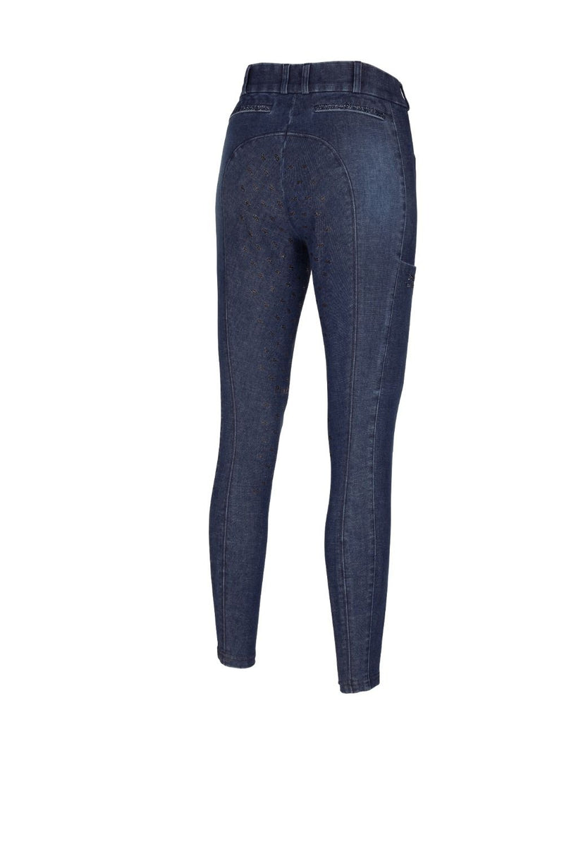 Pikeur Rijbroek Brinja Jeans Full Grip, Denim Blue