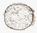 QHP Haarnetz Invisible Pearl, Braun