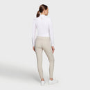 Samshield Chloe rijbroek met knie grip, Beige