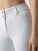 Equiline Rijbroek Crystalef Full Grip, Wit