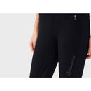 Samshield Clara rijbroek met Swarovski Crystal logo en full grip, Zwart