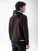 Equiline Tech Hoodie Heren, Coffee Bean