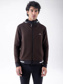 Equiline Tech Hoodie Heren, Coffee Bean