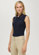 Tommy Hilfiger Cordova Mouwloos Poloshirt, Desert Sky